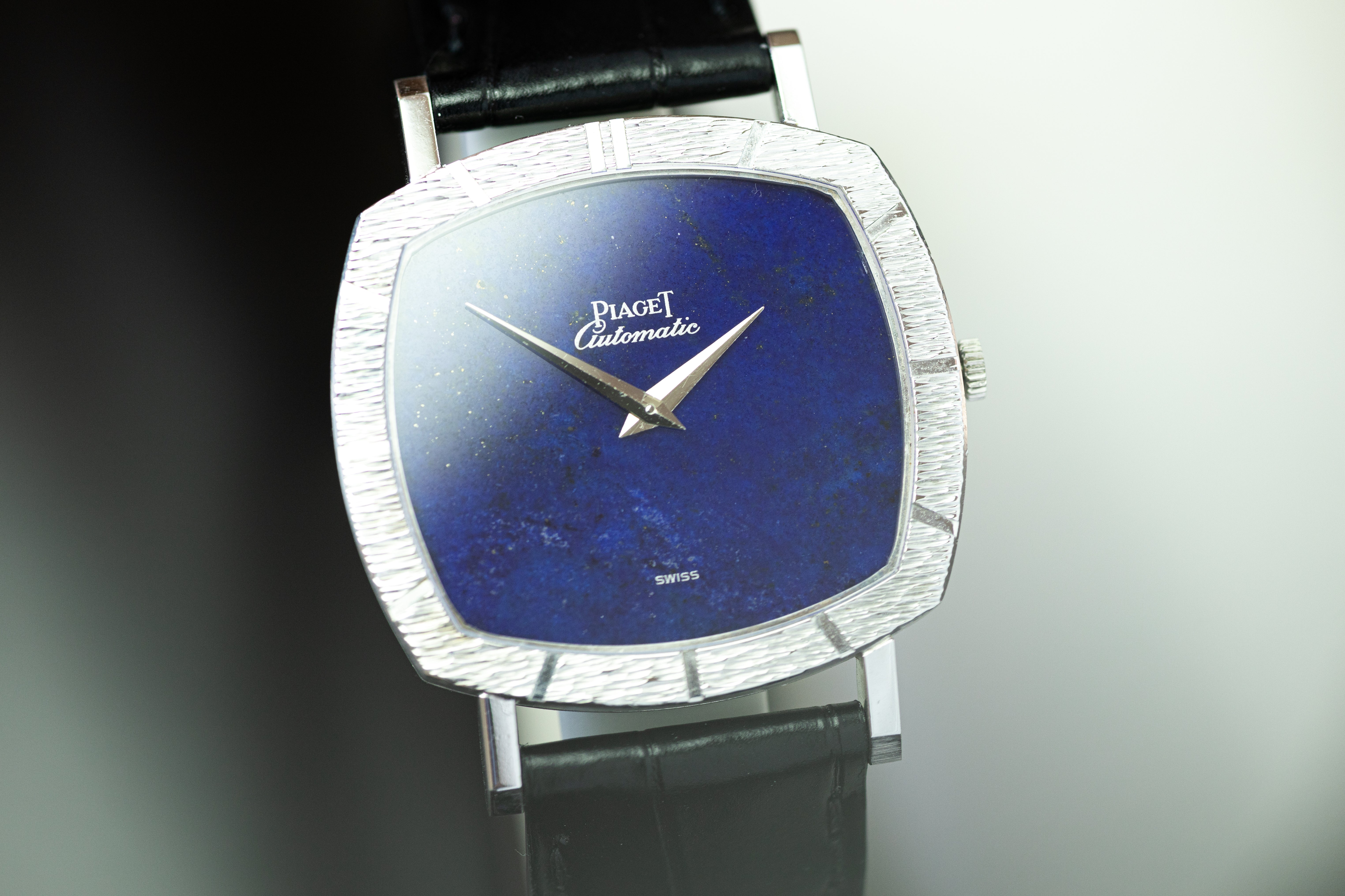 Piaget Vintage Cushion Automatic 'Lapis Lazilu'